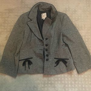 Nanette Lepore gray jacket blazer size 8
